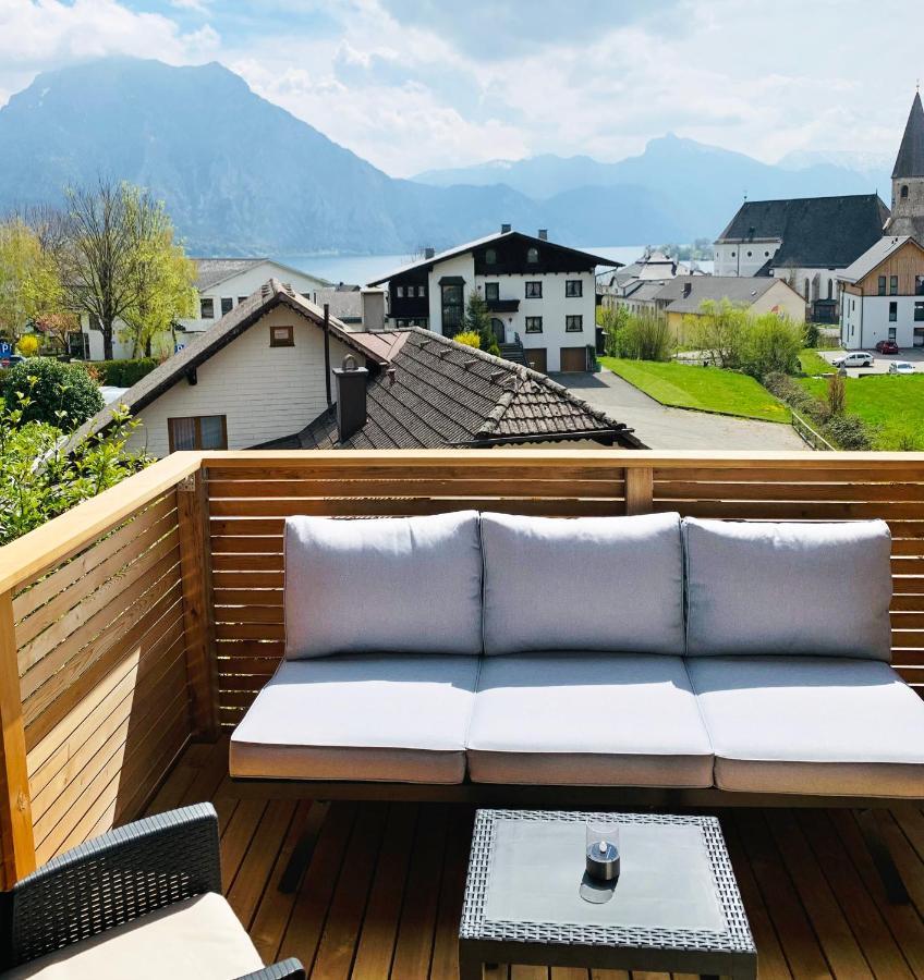 Traum Panorama Apartment Mit Berg & Seeblick Altmünster Esterno foto
